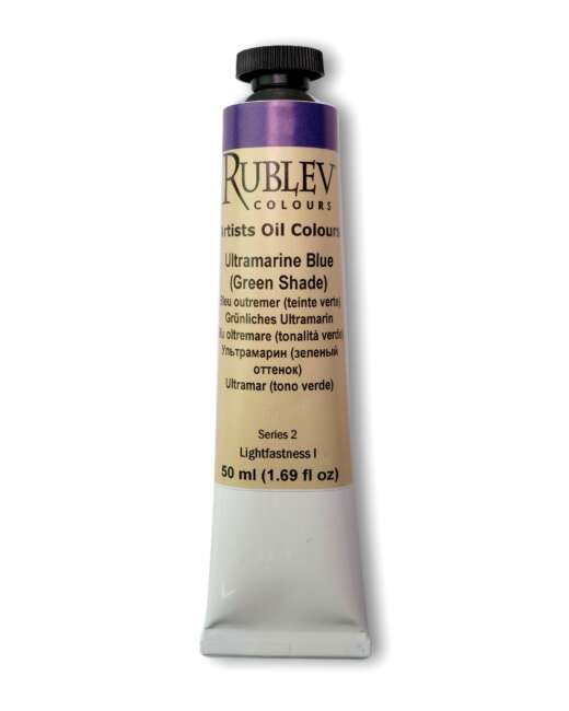 Rublev Colours Ultramarine Blue (Green Shade) Artist Oil 50ml 