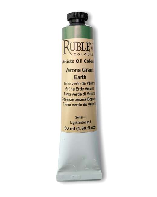 Rublev Colours Verona Green Earth Artist Oil Paint 50ml