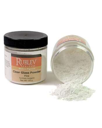 Rublev Colours Clear Glass Powder (Leaded Crystal Glass)